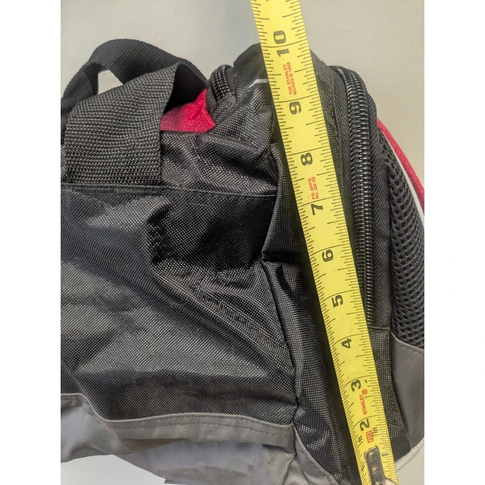 New Balance Duffel Bag Unisex OS Black Red Good Sporty Gym Travel Bag
